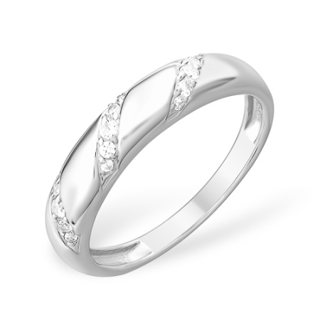 Купить кольцо из серебра с фианитом в интернет-магазине KRASNOE