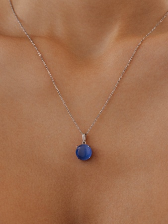 Купить подвески из серебра с кошачим глазом