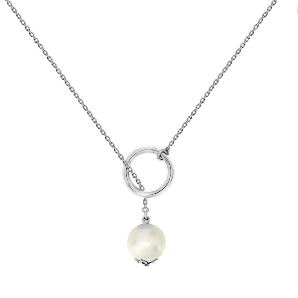 Колье из серебра с жемчугом 8340241483-2-65
