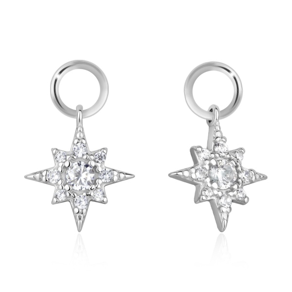 Купить подвеска из серебра с фианитами