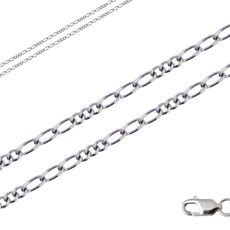 Цепь из серебра без вставок Цепь из серебра без вставок