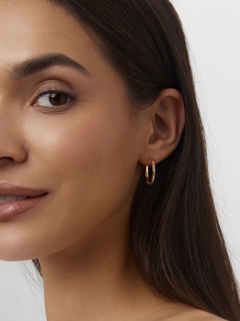 Серьги из серебра без вставок со скидкой