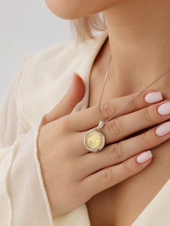 Купить подвеска из серебра с перламутром