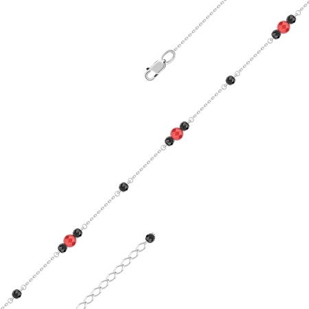 Купить браслет из серебра с агатами