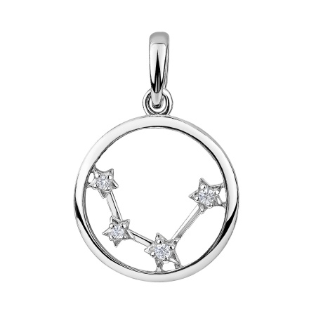 Купить подвеска из серебра с фианитами