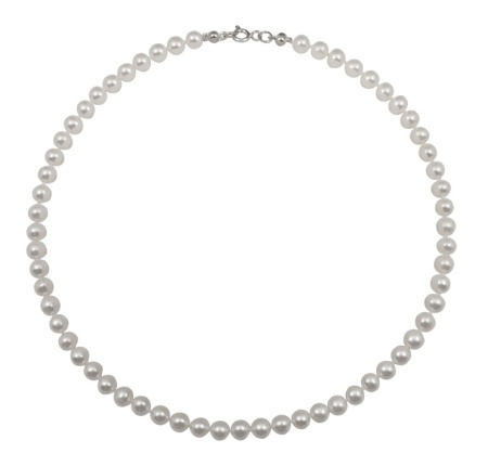 Бусы из серебра с жемчугом 3256054045B