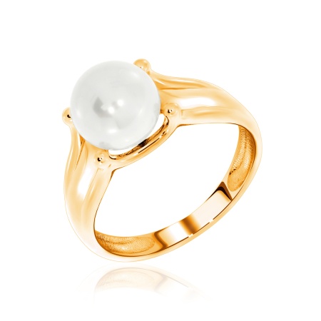 Купить кольцо из серебра с жемчугом в интернет-магазине KRASNOE