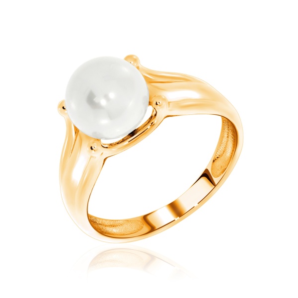 Купить кольцо из серебра с жемчугом в интернет-магазине KRASNOE