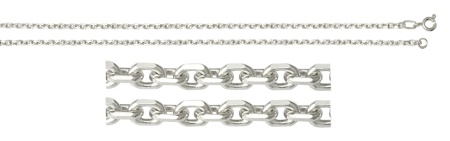 Цепь из серебра без вставок