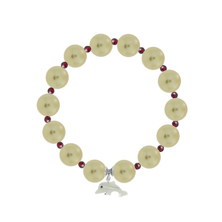 Купить браслет из серебра с жемчугом