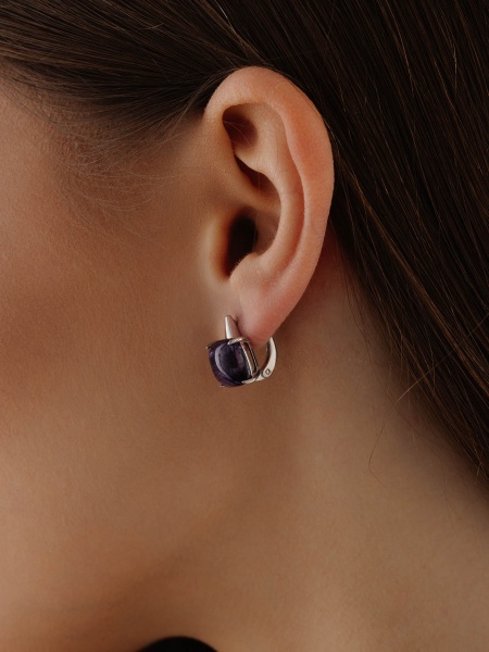 Купить подвеска из серебра с чароитом