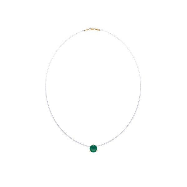 Колье из серебра с агатом