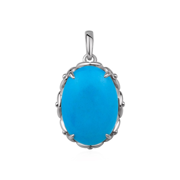 Купить подвеска из серебра с бирюзой