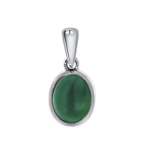 Купить подвеска из серебра с агатом